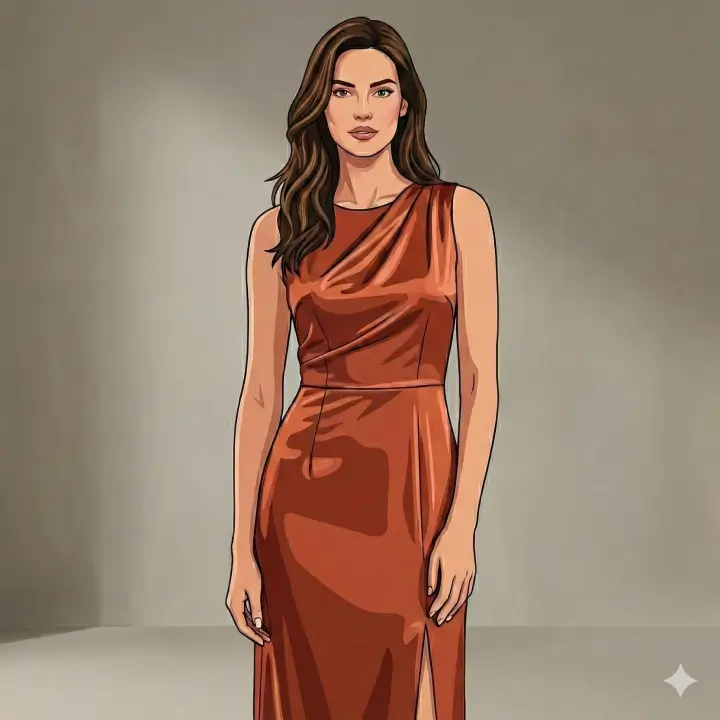 Modelo de moda usando la app MySelf HN para comprar ropa en Honduras